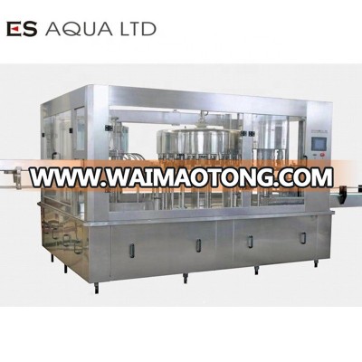 Full Automatic plastic water bottle filling machine 3 in 1 washing filling  capping machine