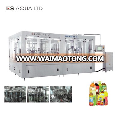 Automatic Juice/Water /Beverage Bottle Washing Filling Capping Machine/3 in 1 Juice bottle Filling Machine / Plant / Equipment